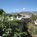 Nerja: zicht op tuin Parador vanop Balc�n de Eurpoa