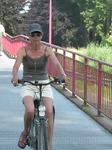 De fietsbrug in Bocholt
