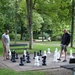 shaken in het park