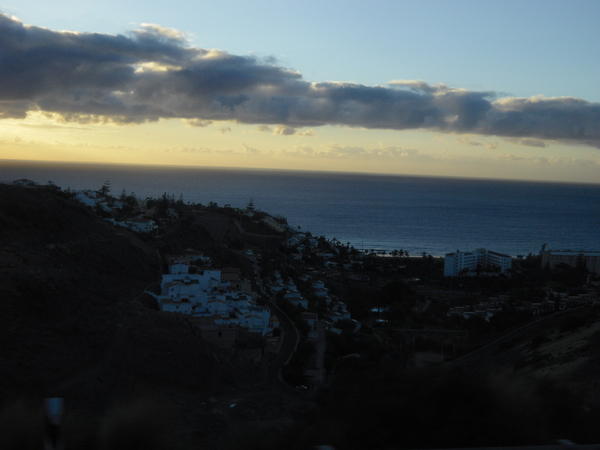 Gran Canaria Maspalomas.  Zonsondergang