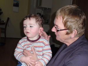 Met oma Janneke