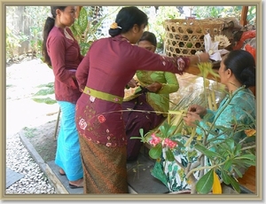 Ceremonie voor de nieuwe tempel