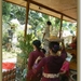 Ceremonie voor de nieuwe tempel