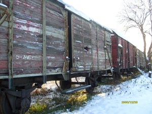 oude treinwagons