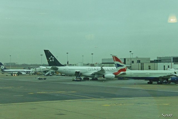 Vertrek vanaf Heathrow.