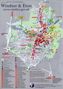 Windsor & Eton.Plattegrond.