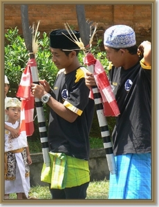 Ceremonie in Carangsari