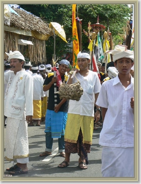 Ceremonie in Carangsari