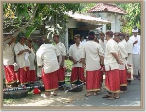 Ceremonie in Carangsari