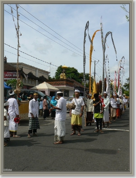 Ceremonie in Carangsari