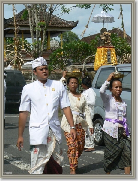 Ceremonie in Carangsari