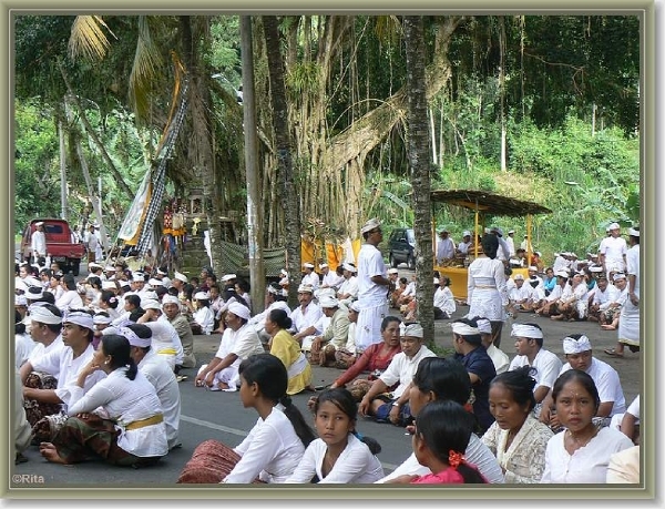 Ceremonie in Carangsari