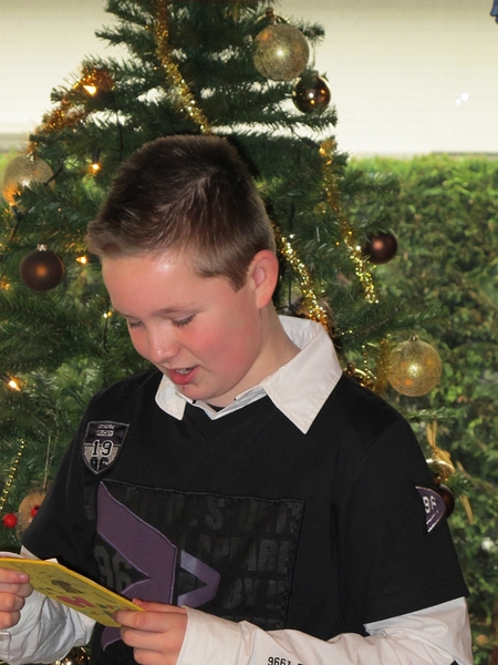 2009-12-25 Bjarne met zijn nieuwjaarsbrief