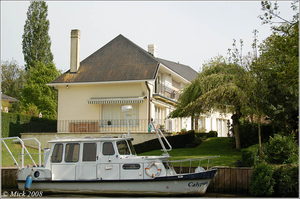 Villa met boot Calypso