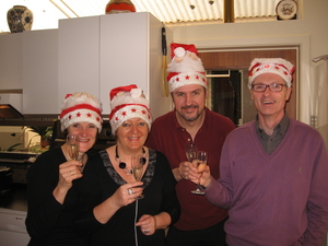 2009_12_27 11-2 Kemmel - keuken - Kathleen, Mieke, Luc, Danny - t