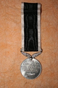 For Service To New Zealand 1939-1945 medaille