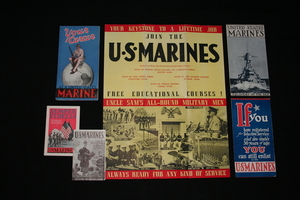 Amerikaanse USMC recruteringsbrochures