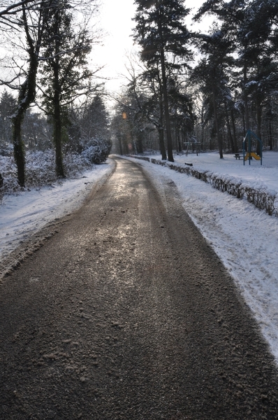 weg rond de vers te overloon