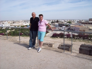 Bij het coloseum in Eljem