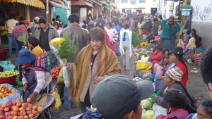 Cusco markt in San Pedro