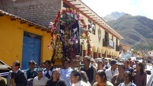 Urubampa toevallige processie