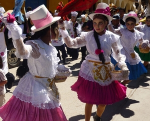 optocht in Urubamba