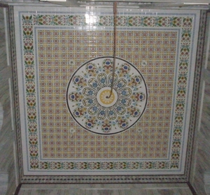 detailmozaik in Sikhtempel