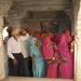 moslimvrouwen in citypalace udaipur