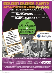 afiche  dansen met Joe Berluck