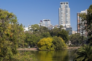 1c Buenos Aires _Palermo _het Rose Garden meer