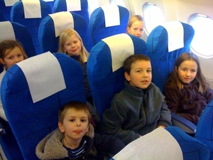 de vlucht naar lapland
