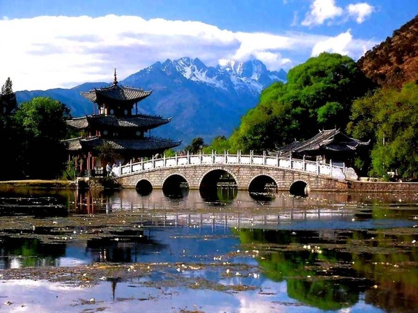 Bridge at Dragonpool, China