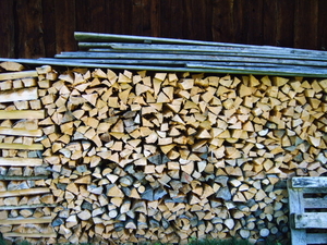 Mooi voorraadje brandhout