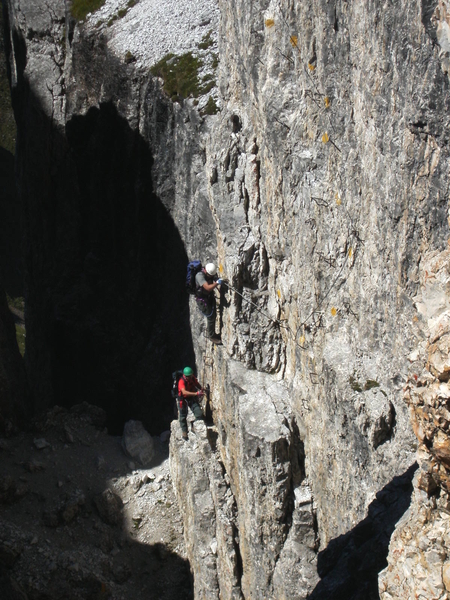 Twee alpinisten