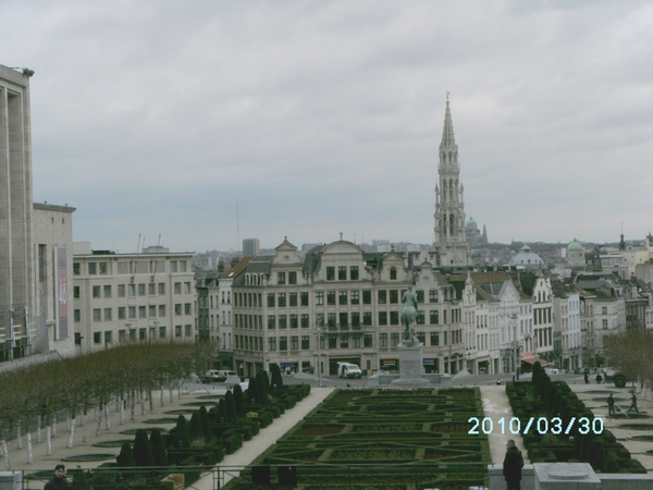 Brussel vanop Caudenberg