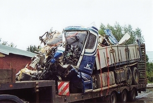 Ongeval bij Zuidhorn