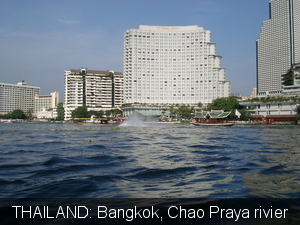 THAILAND BANGKOK trip op CHAO PRAYA RIVER