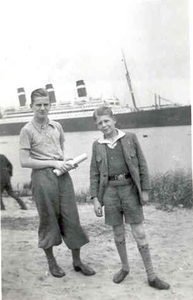 Passagierboot Belgenland St Anna strand 1933