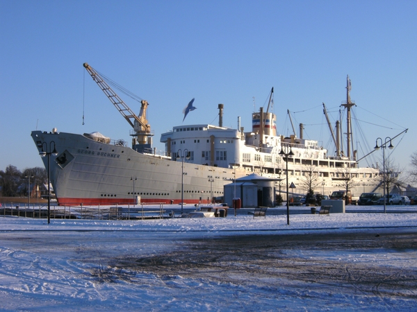 Georg Buchner tijdens winter 2010 - Rostock