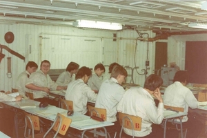 Georg Buchner 1989 zeevaartschool cadetten in de klas-1