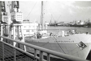Vertrek Leopoldville kaai 214 Zeestaion aug. 1966 N°1
