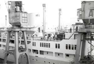 Vertrek Leopoldville kaai 214 Zeestation Aug 1966 N°3