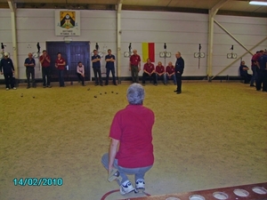 Een van de laatste ballen