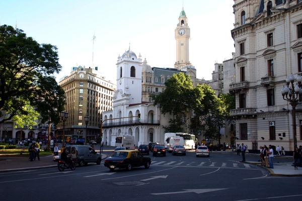 Oud paleis spaanse gouverneur op plaza de Mayo