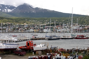 Baai en haven Ushuaia