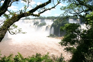 Klassiek beeld van de watervallen