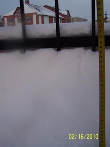 41 centimeter sneeuw !!!