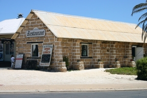 Restaurant opgebouwd uit schelpen