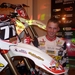 Steven met zijn honda in de kleuren van fun mx