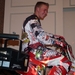 Steven met zijn honda in de kleuren van fun mx